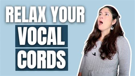 Vocal Warm Up For A Relaxed Voice Take Strain Off Your Vocal Cords