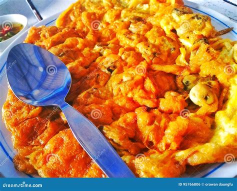 Oyster Omelette Stock Photo Image Of Dish Fujian Taste