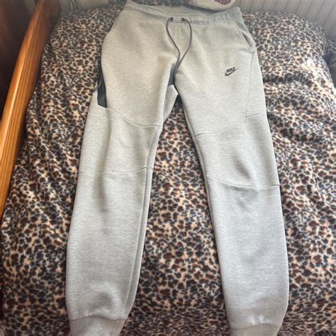 Grey Nike Tech Fleece Joggers Old Season Size... - Depop