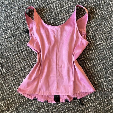 Hot Pink Late S Early Y K Morbid Threads Corset Depop
