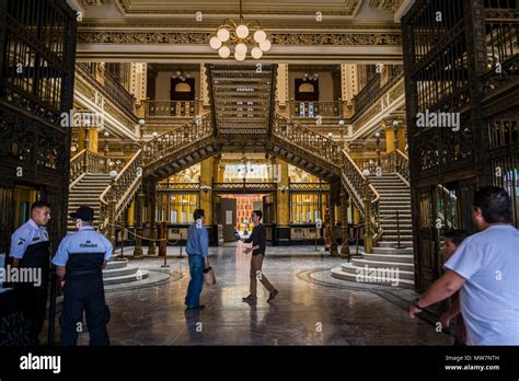 Postal Palace Of Mexico City Also Known As The Correo Mayor Or Main