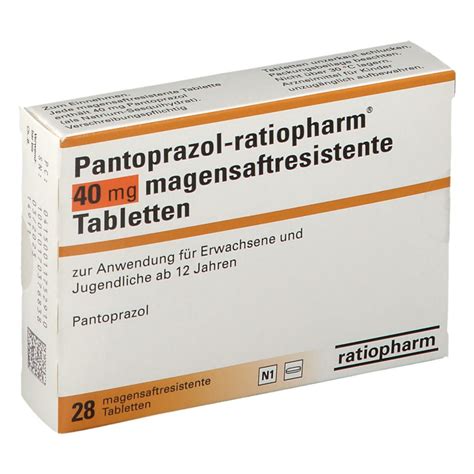 Pantoprazol Ratiopharm® 40 Mg 28 St Mit Dem E Rezept Kaufen Shop Apotheke