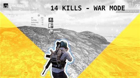 M4 OPERATION 14 KILLS WAR MODE PUBG MOBILE YouTube