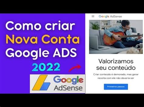 Como Criar Uma Conta No Google Adsense E Vincular Ao YouTube Passo A