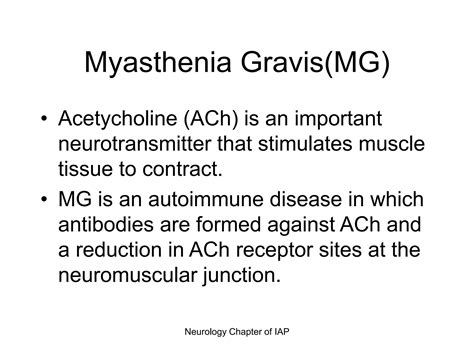 Myasthenia Gravis Ppt