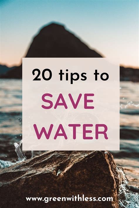 How To Save Water 20 Ways To Conserve Water Artofit