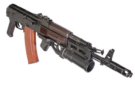 Kalashnikov Ak 74 With Gp25 Grenade Launcher Stock Image Image Of