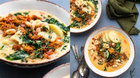 Copycat Olive Garden Vegan Zuppa Toscana Soup Youtube