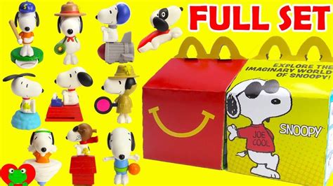 Collecting Peanuts Snoopy Mcdonald S Happy Meal Toys Artofit