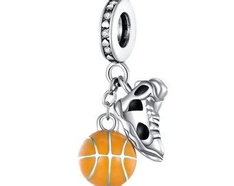 Basketball Pandora Style Charm WNBA NBA Gift For Her Etsy