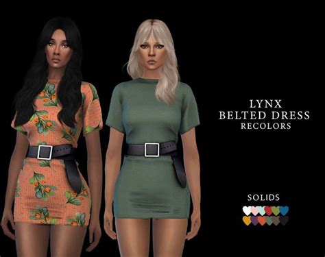 Belted Dress Rc Leosims New