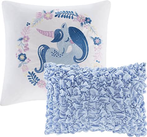 Unicorn Clouds Blue Twin Comforter Set Rooms To Go