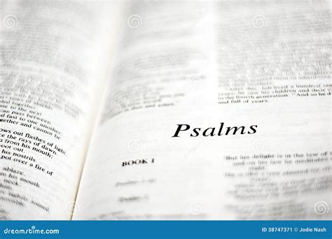 Book Of Psalms Stock Image Image Of Prophecy Apostle 38747371