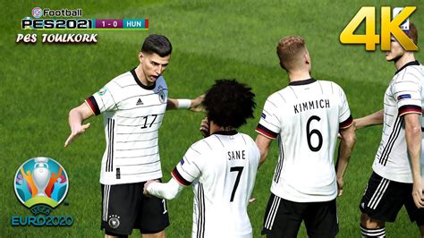 Pes 2021 4k60f Germany Vs Hungary Prediction Prediction Uefa Euro 2020 Gameplay Pc