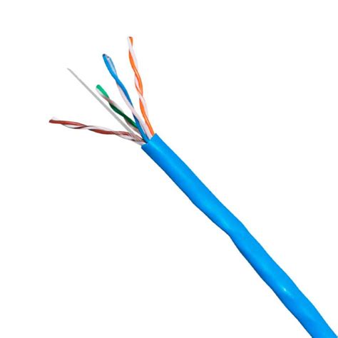 Cable Utp Cat E Px Awg Cm M Azul Kroton