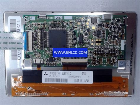 AA043MA01 Mitsubishi LCD Panel Replacement For Industrial Application