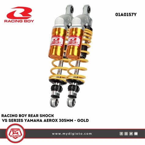 Racing Boy Rear Shock Vs Series Yamaha Aerox Mm Gold