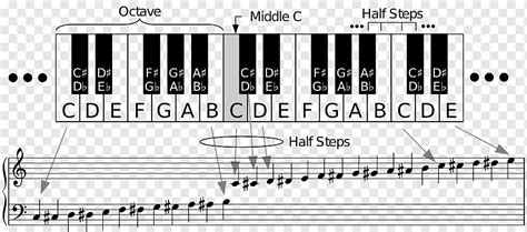 Keyboard Musik Sheet Musik Elektronik Alat Musik Elektronik Skala