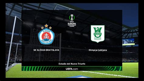 Slovan Bratislava Vs Olimpija Ljubljana Uefa Europa Conference League