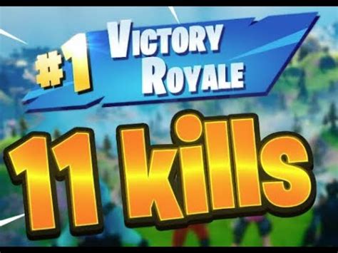 Fortnite 11 Kill Win YouTube