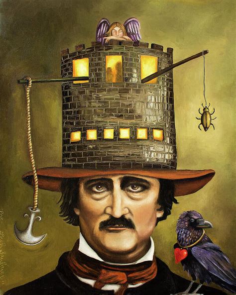 Edgar Allan Poe Art Print By Leah Saulnier The Painting Maniac