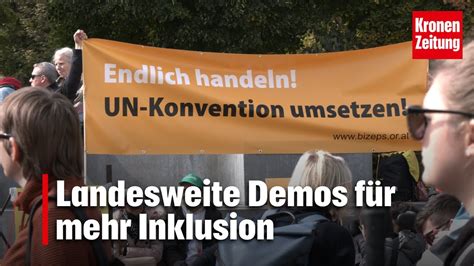 Landesweite Demos für mehr Inklusion YouTube