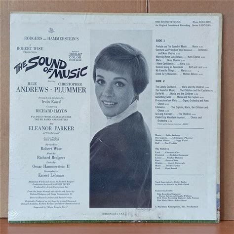 The Sound Of Music An Original Soundtrack Recording Rodgers And Hammerstein Julie Andrews