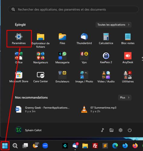 Windows 11 Désactiver les applications au démarrage Granny Geek