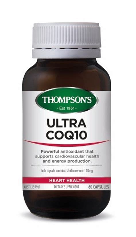 Thompsons Ultra Coq10 150mg Capsules