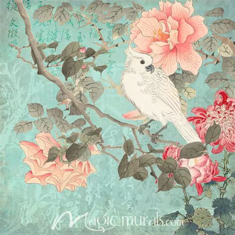 Haase Chinese Cockatoo Garden Wallpaper Mural By Magic Murals