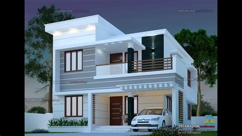 3 Bedroom Home Design I 1450 Square Feet I Two Story Flat Roof Modern Home Design