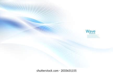 Abstract Blue Wave Background Modern Vector Stock Vector Royalty Free