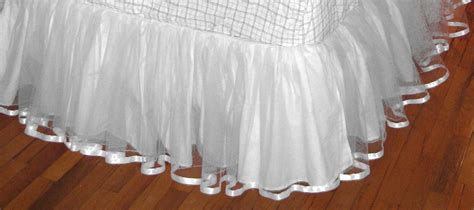 King Size Or California King Size Tulle Bed Skirt Select Your Etsy