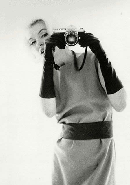 Marilyn Monroe With Nikon Camera By Bert Stern Marilyn Monroe Photos