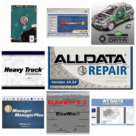 Alldata Software De Reparaci N De Autom Viles Disco Duro Usb De Tb