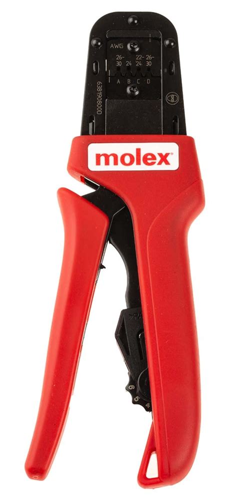 63819-0800 Molex | Molex Plier Crimp Tool, 28AWG to 22AWG | 821-6054 ...