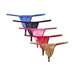 AIEOE Pezzi Uomo Tanga Sexy Mutande Perizomi Intimo G String Lingerie Bikini String Thong