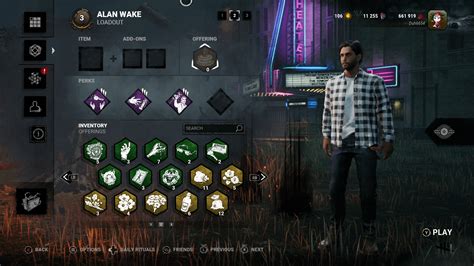 A Lore Accurate Build For A Mr Alan Wake R Deadbydaylight