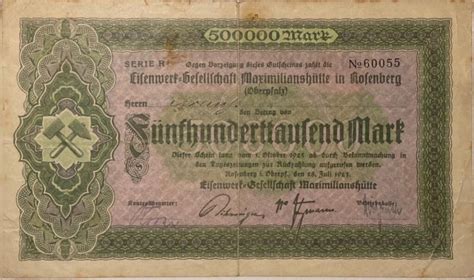 Deutschland Deutsches Reich Mark Notgeld Notgeldschein