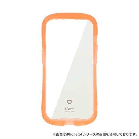 【iphone15 Pro ケース】iface Reflection Neo 強化ガラスクリアケース クリアオレンジ Iface