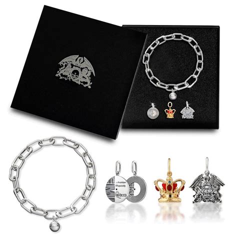 Queen On Twitter The Official Queen Silver Charm Bracelet And First 3