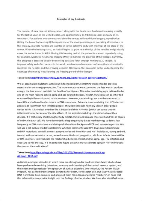 writing research abstract
