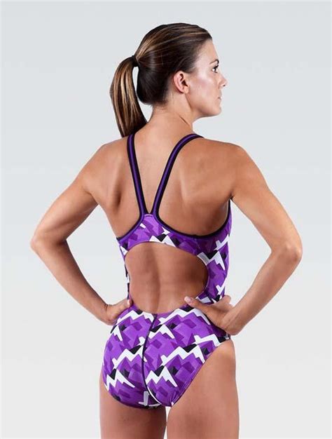 Dolfin Womens Xtrasleek Eco Denali Dbx Back One Piece Swimsuit — Discosports