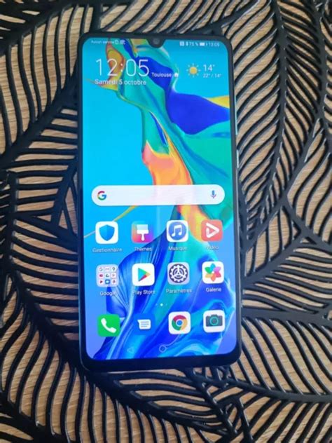 Huawei P Ele L Go Bleu Aurora Double Sim D Bloqu Eur