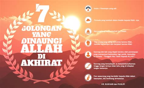 7 Golongan Yang Dinaungi Allah Wijad