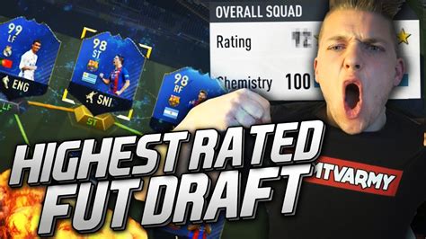 Highest Rated Fut Draft Challenge Fifa Ft Spannender Team Auswahl