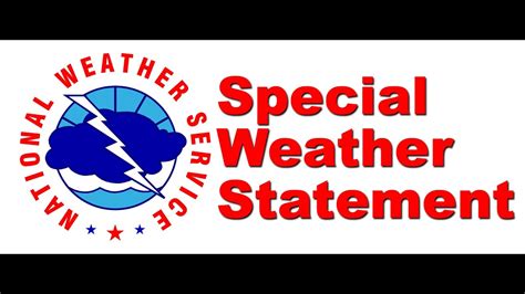 Special Weather Statement And Eas 45 Youtube