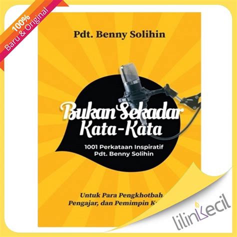 Jual Buku Bukan Sekadar Kata Kata 1001 Perkataan Inspiratif Pdt