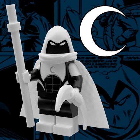 Custom Lego Moon Knight minifigure from an upcoming project : r/just2good