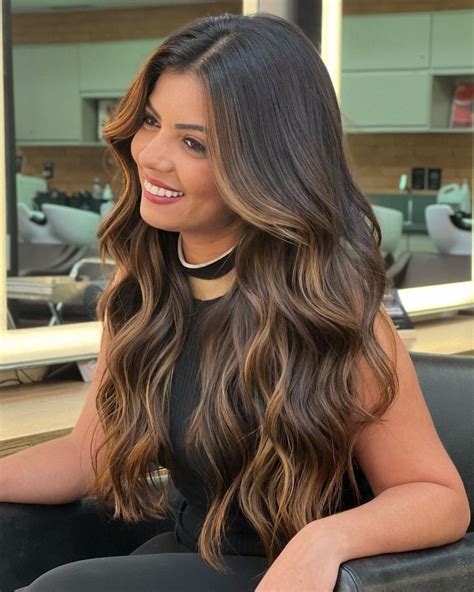 Pin By Lu Camandaroba On Pelo Ideias Black Hair Balayage Brunette